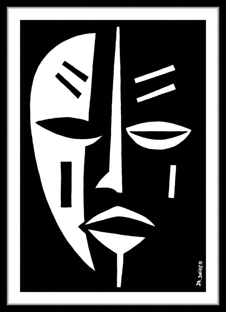 Original Minimalism Men Painting by Philippe Dailler
