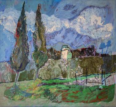 Original Expressionism Landscape Paintings by Nikola Markovic