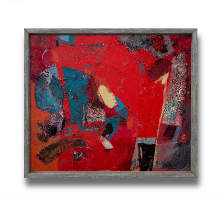 Original Abstract Expressionism Abstract Painting by Nikola Markovic
