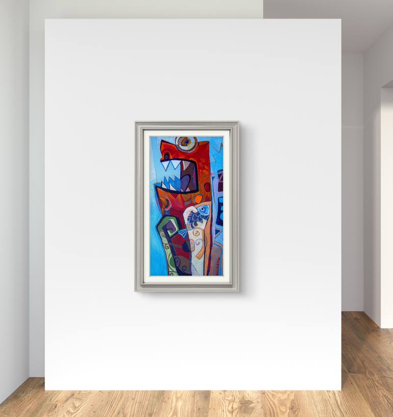 Original Abstract Expressionism Abstract Painting by Nikola Markovic