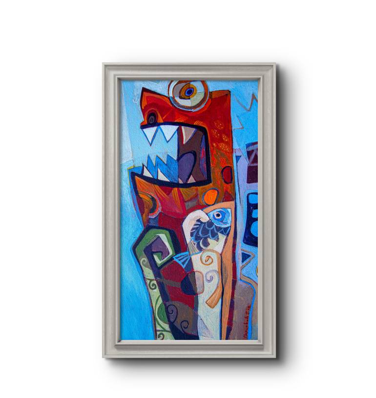 Original Abstract Expressionism Abstract Painting by Nikola Markovic