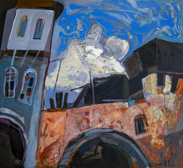 Print of Expressionism Architecture Paintings by Nikola Markovic