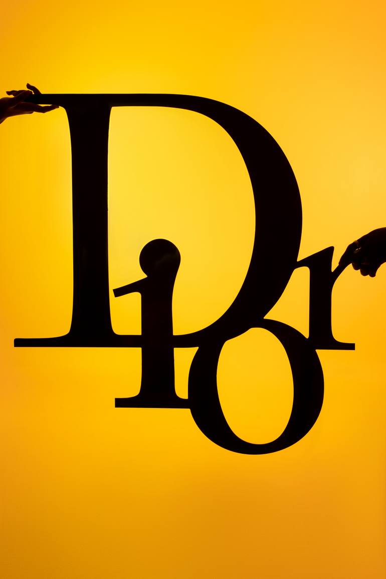 Original Art Deco Typography Sculpture by Max S