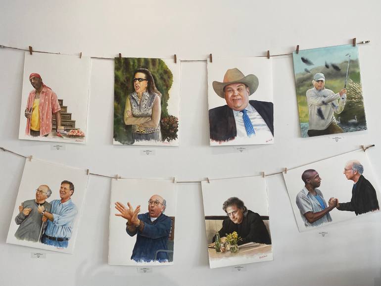 Original Modernism Pop Culture/Celebrity Painting by Steven Matoren