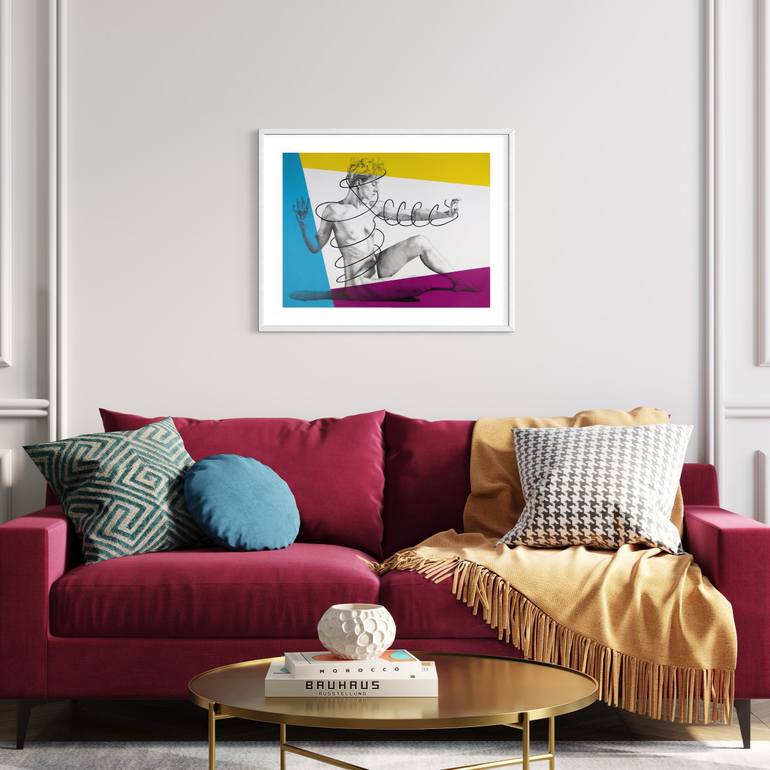 Original Abstract People Drawing by Marce King