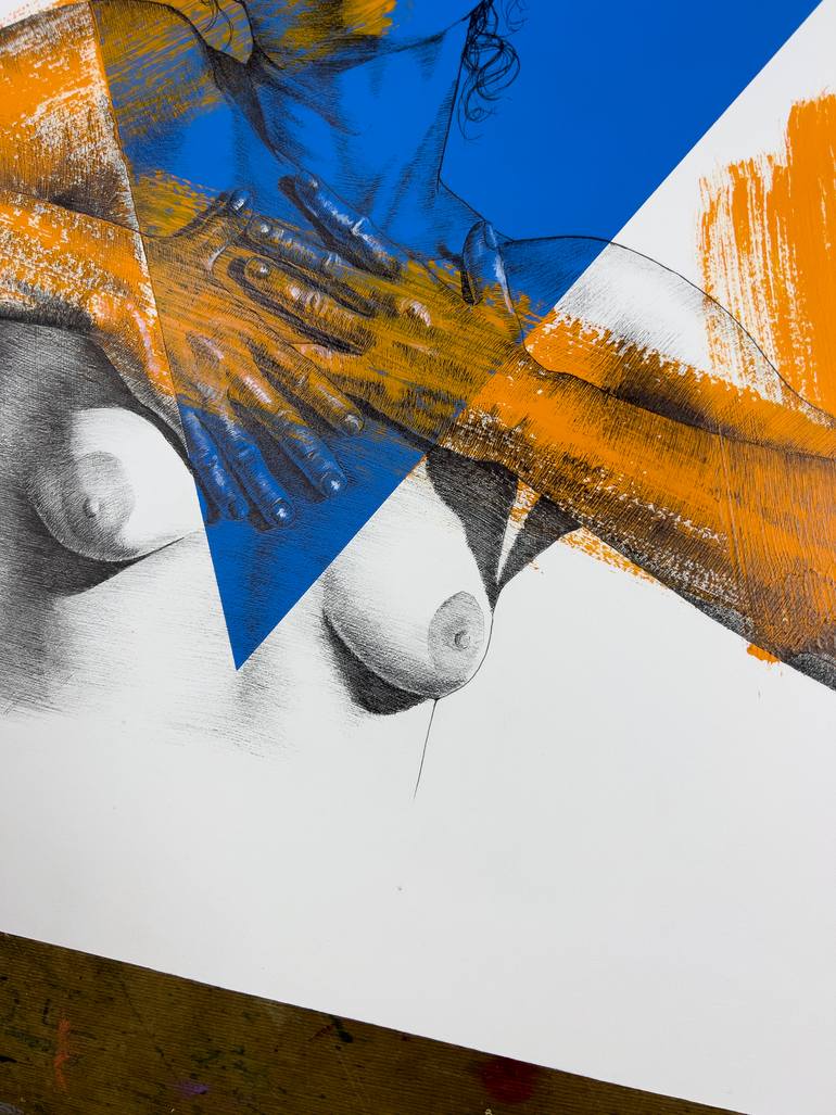 Original Abstract People Mixed Media by Marce King