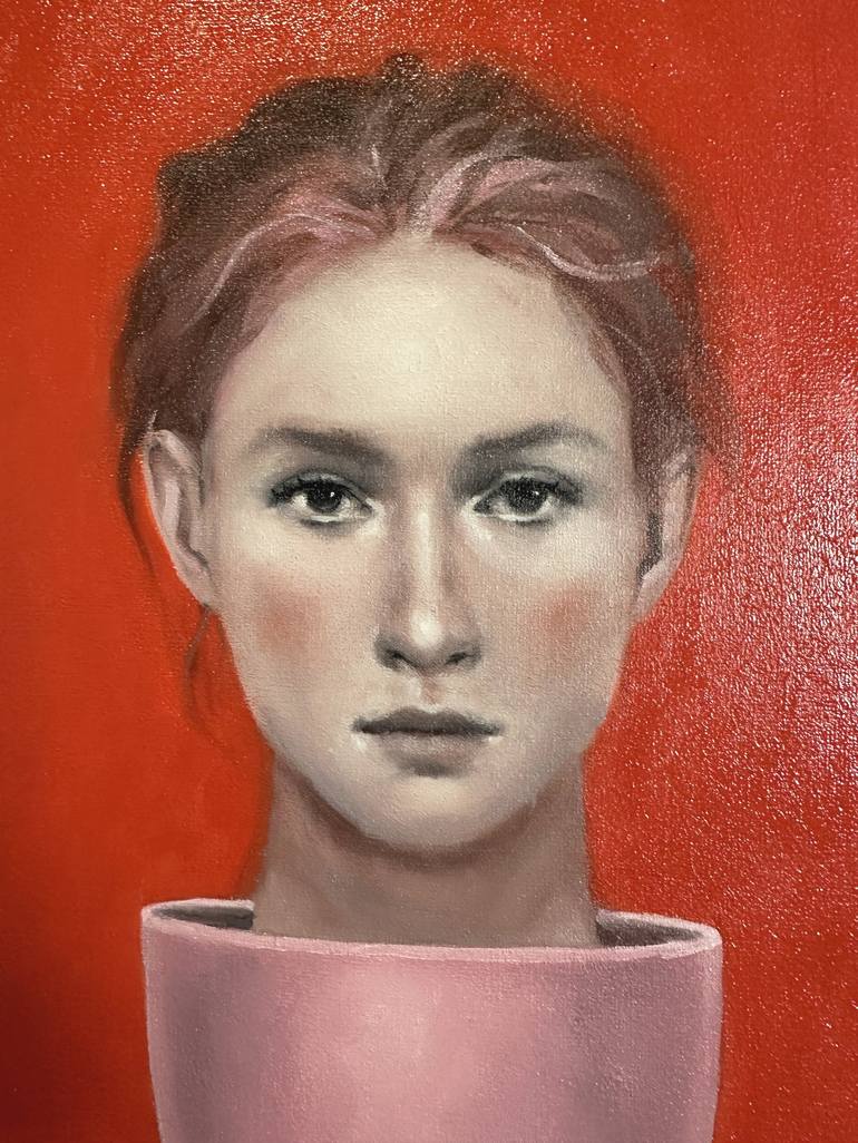 Original Modernism People Painting by Margarita Ivanova