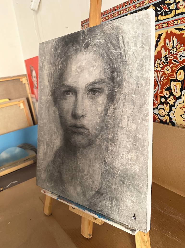 Original Figurative People Mixed Media by Margarita Ivanova