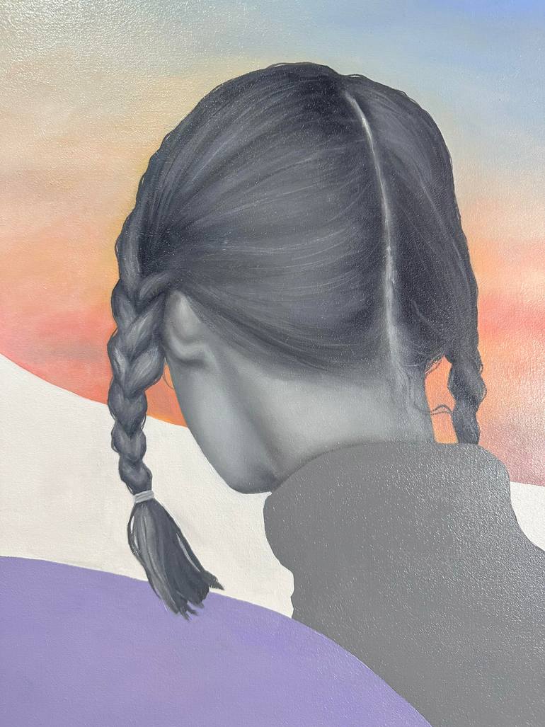 Original Surrealism People Painting by Margarita Ivanova