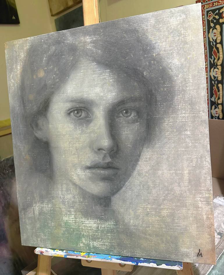 Original Figurative People Mixed Media by Margarita Ivanova