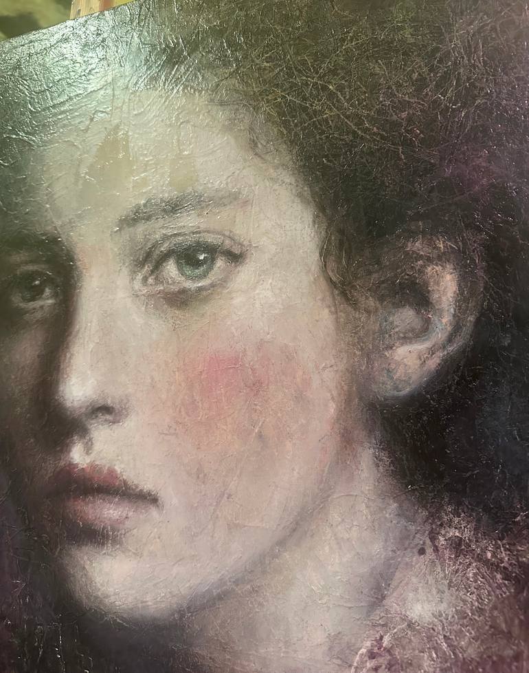 Original Modernism People Painting by Margarita Ivanova