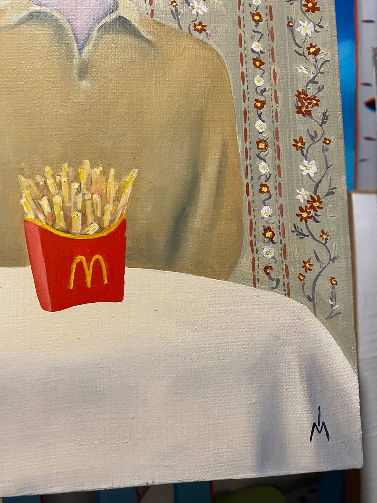 Original Conceptual People Painting by Margarita Ivanova