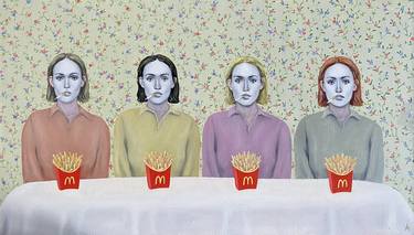 Original Conceptual People Paintings by Margarita Ivanova