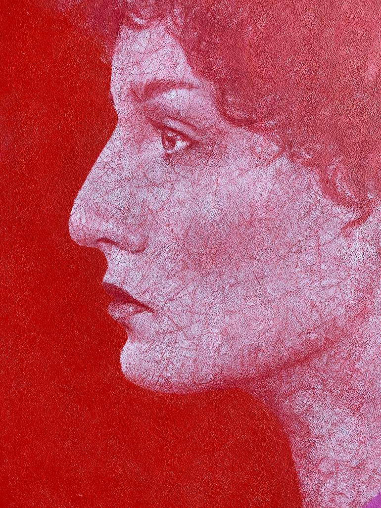 Original Modernism People Painting by Margarita Ivanova