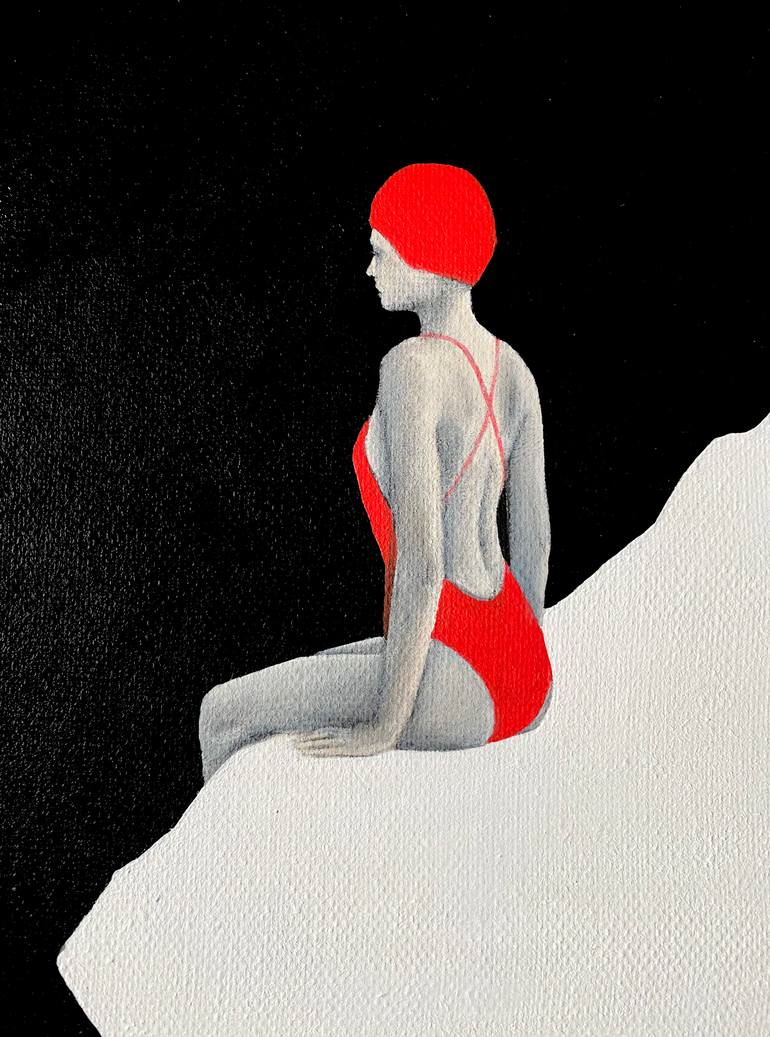 Original Conceptual People Painting by Margarita Ivanova