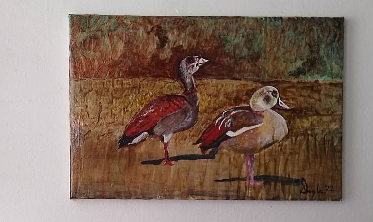 Original Expressionism Animal Painting by Douglas Black
