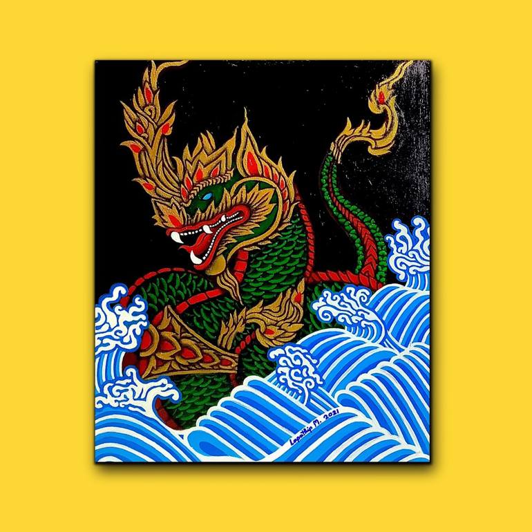 Original Expressionism Other Painting by Lapathip Mak