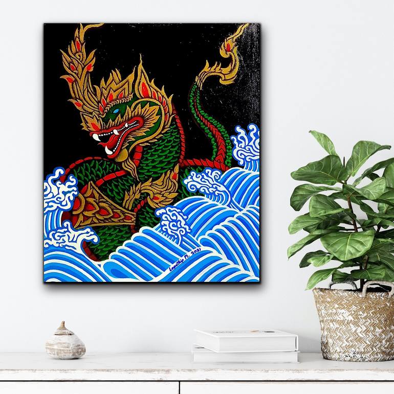 Original Expressionism Other Painting by Lapathip Mak
