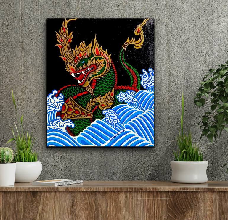 Original Expressionism Other Painting by Lapathip Mak