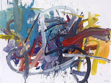 Original Abstract Expressionism Abstract Paintings by Fong Fai
