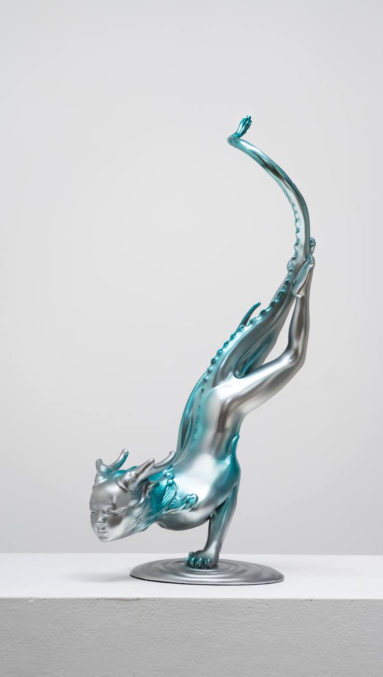 Original Modernism Cinema Sculpture by Zhao Yongchang