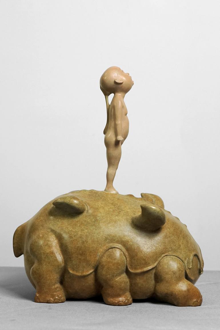 Original Modern Classical mythology Sculpture by Yongchang Zhao