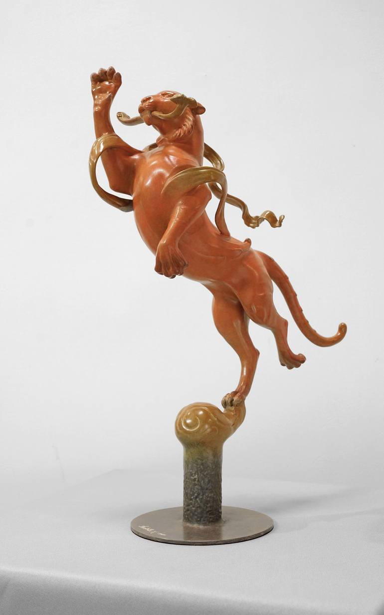 Original Figurative Animal Sculpture by Yongchang Zhao