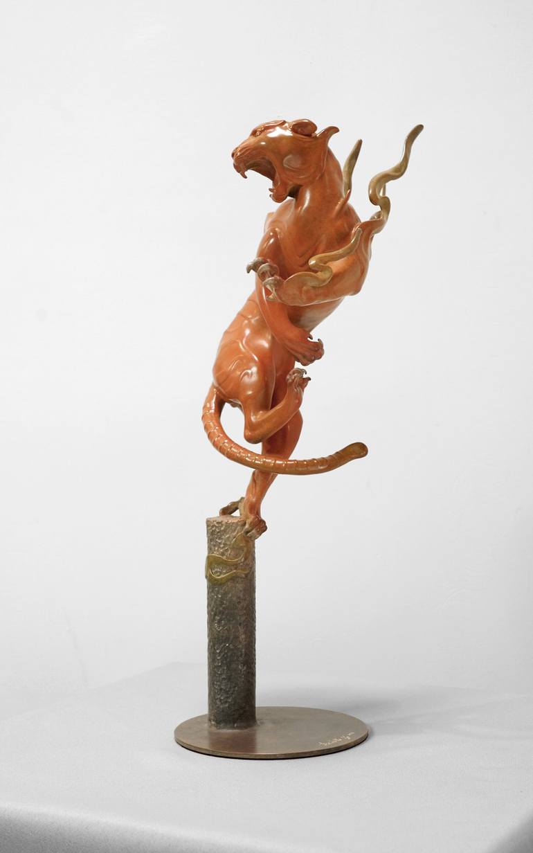 Original Figurative Animal Sculpture by Yongchang Zhao