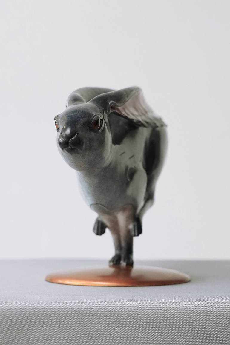 Original Surrealism Animal Sculpture by Yongchang Zhao