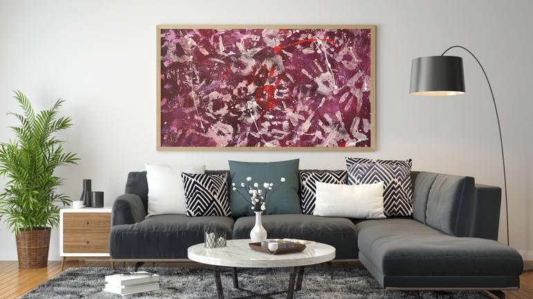 Original Conceptual Abstract Painting by Santiago Martínez