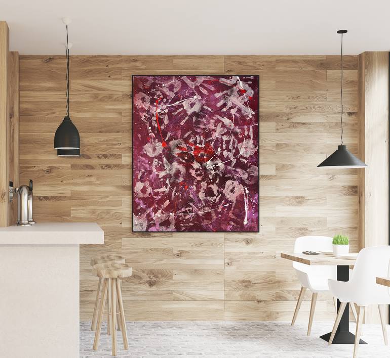 Original Conceptual Abstract Painting by Santiago Martínez