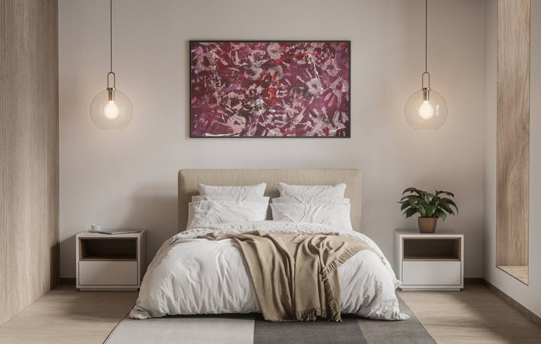 Original Conceptual Abstract Painting by Santiago Martínez