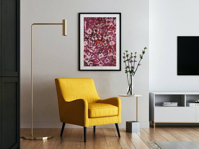 Original Conceptual Abstract Painting by Santiago Martínez