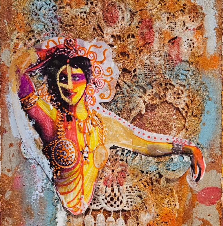 Original Contemporary Body Mixed Media by Latifah A Stranack