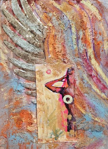 Original Abstract Body Collage by Latifah A Stranack