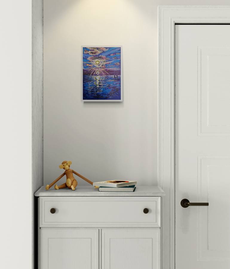 Original Contemporary Water Drawing by Latifah A