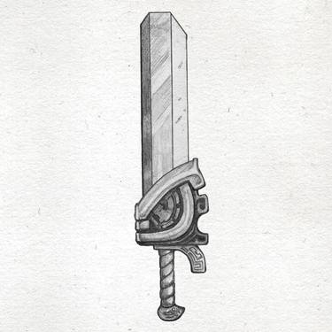 Sword Concept Art Sketch 2 thumb