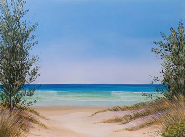 Print of Realism Beach Paintings by Brad Groth
