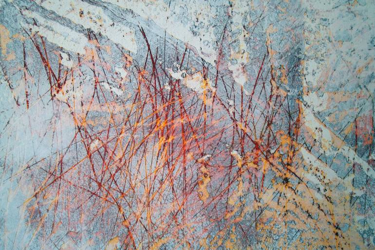 Original Abstract Painting by Michael Schmidt Stuttgart