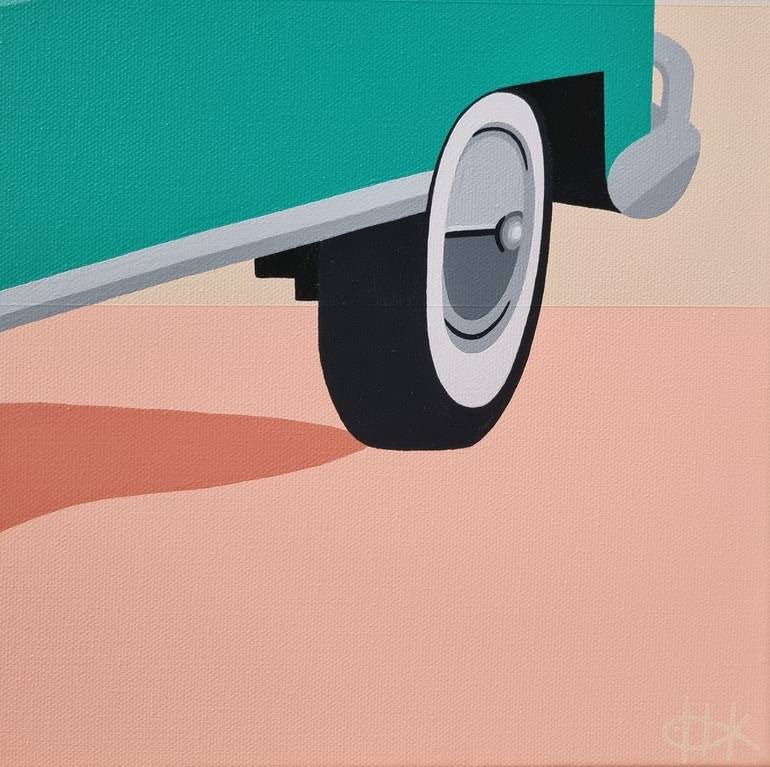 Original Contemporary Automobile Painting by Michelle Jirsensky