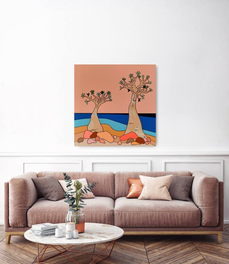 Original Abstract Landscape Painting by Michelle Jirsensky
