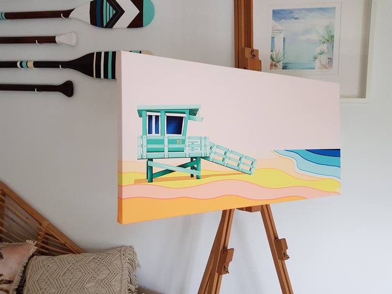 Original Contemporary Beach Painting by Michelle Jirsensky