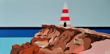 Original Modern Beach Paintings by Michelle Jirsensky