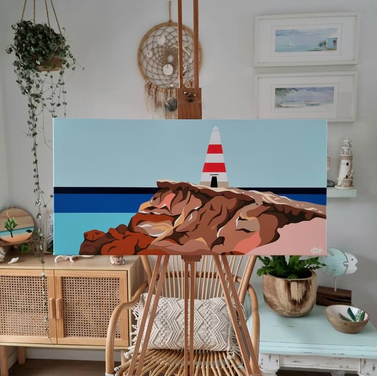 Original Beach Painting by Michelle Jirsensky