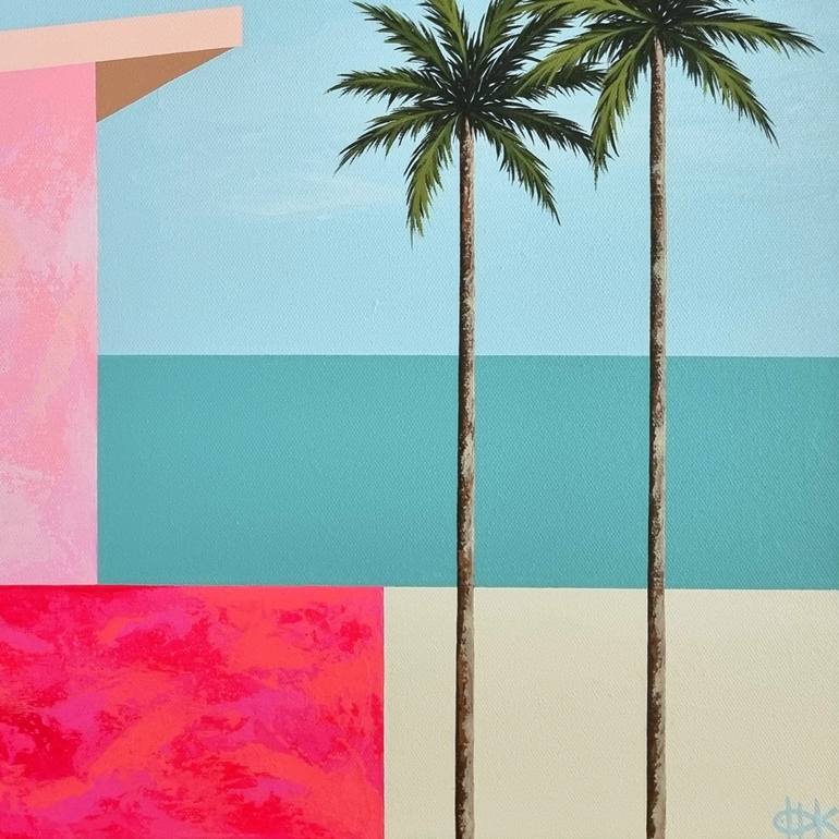 Original Contemporary Beach Painting by Michelle Jirsensky