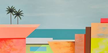Original Abstract Architecture Paintings by Michelle Jirsensky