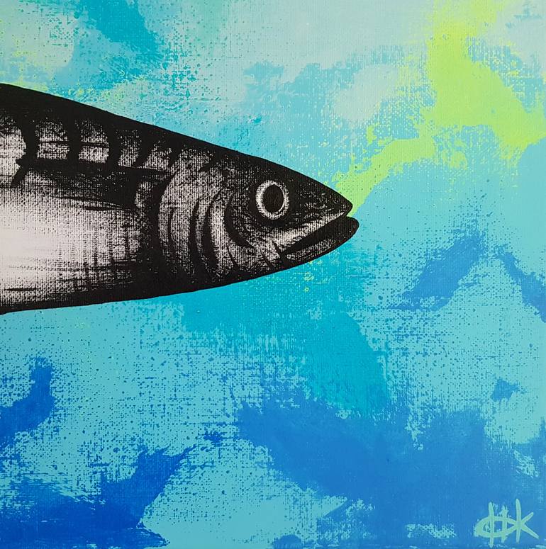 Original Fish Painting by Michelle Jirsensky