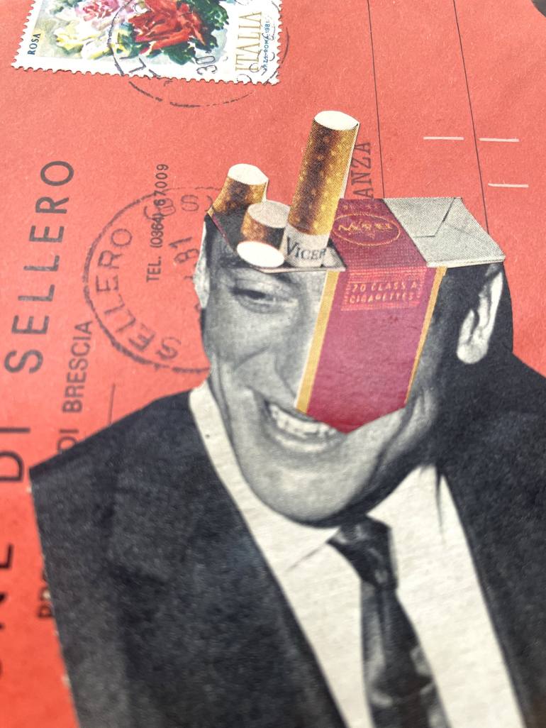 Original Conceptual Portrait Collage by marcello gatti