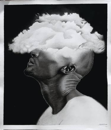 Original Portrait Drawing by Michael Onwuka