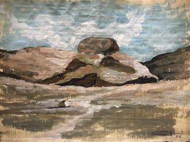 Original Expressionism Landscape Paintings by Shenouda Esmat